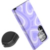 image:imageCasely Galaxy S24 Ultra Case  Ride The Wave  Pastel Rainbow Lined  Essential Slim DualLayer Protective DesignLove Song  Lavender Heart