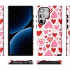 image:imageCasely Galaxy S24 Ultra Case  Ride The Wave  Pastel Rainbow Lined  Essential Slim DualLayer Protective DesignLove Struck  Heart Stickers