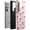 image:imageCasely Galaxy S24 Ultra Case  Ride The Wave  Pastel Rainbow Lined  Essential Slim DualLayer Protective DesignLover Girlie  Pink Bows