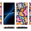 image:imageCasely Galaxy S24 Ultra Case  Ride The Wave  Pastel Rainbow Lined  Essential Slim DualLayer Protective DesignMidnight Color Splash  Abstract Retro