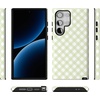 image:imageCasely Galaxy S24 Ultra Case  Ride The Wave  Pastel Rainbow Lined  Essential Slim DualLayer Protective DesignMint Lattice  Sunday Best