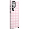 image:imageCasely Galaxy S24 Ultra Case  Ride The Wave  Pastel Rainbow Lined  Essential Slim DualLayer Protective DesignPink Plaid  Sunday Best