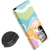 image:imageCasely Galaxy S24 Ultra Case  Ride The Wave  Pastel Rainbow Lined  Essential Slim DualLayer Protective DesignPura Vida  Tropical Dreams