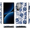 image:imageCasely Galaxy S24 Ultra Case  Ride The Wave  Pastel Rainbow Lined  Essential Slim DualLayer Protective DesignRose to Fame  Blue  White Rose Floral