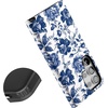image:imageCasely Galaxy S24 Ultra Case  Ride The Wave  Pastel Rainbow Lined  Essential Slim DualLayer Protective DesignRose to Fame  Blue  White Rose Floral