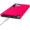image:imageCasely Galaxy S24 Ultra Case  Ride The Wave  Pastel Rainbow Lined  Essential Slim DualLayer Protective DesignThink Pink  Solid Neon Pink