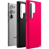 image:imageCasely Galaxy S24 Ultra Case  Ride The Wave  Pastel Rainbow Lined  Essential Slim DualLayer Protective DesignThink Pink  Solid Neon Pink