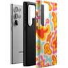 image:imageCasely Galaxy S24 Ultra Case  Ride The Wave  Pastel Rainbow Lined  Essential Slim DualLayer Protective DesignTropical Color Splash  Abstract Retro