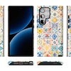 image:imageCasely Galaxy S24 Ultra Case  Ride The Wave  Pastel Rainbow Lined  Essential Slim DualLayer Protective DesignTuscan Tiles  Dolce Vita