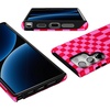 image:imageCasely Galaxy S24 Ultra Case  Ride The Wave  Pastel Rainbow Lined  Essential Slim DualLayer Protective DesignVibe Check  Pink Checkerboard
