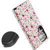 image:imageCasely Galaxy S24 Ultra Case  Ride The Wave  Pastel Rainbow Lined  Essential Slim DualLayer Protective DesignVines of Love  Floral Heart
