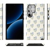 image:imageCasely Galaxy S24 Ultra Case  Ride The Wave  Pastel Rainbow Lined  Essential Slim DualLayer Protective DesignVintage Garden  Blue Hydrangea