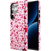 image:imageCasely Galaxy S24 Ultra Case  Ride The Wave  Pastel Rainbow Lined  Essential Slim DualLayer Protective DesignXOXO  Candy Hearts