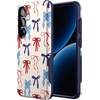 image:imageCasely Galaxy S25 Case  Pura Vida  Coastal Checkers  Bold Protective Design  Compatible with MagSafeAmerican Girlie  Red White  Blue Bows