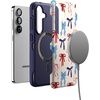 image:imageCasely Galaxy S25 Case  Pura Vida  Coastal Checkers  Bold Protective Design  Compatible with MagSafeAmerican Girlie  Red White  Blue Bows