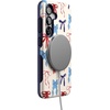 image:imageCasely Galaxy S25 Case  Pura Vida  Coastal Checkers  Bold Protective Design  Compatible with MagSafeAmerican Girlie  Red White  Blue Bows