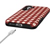 image:imageCasely Galaxy S25 Case  Pura Vida  Coastal Checkers  Bold Protective Design  Compatible with MagSafeChecked Twice  Red Plaid