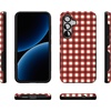 image:imageCasely Galaxy S25 Case  Pura Vida  Coastal Checkers  Bold Protective Design  Compatible with MagSafeChecked Twice  Red Plaid