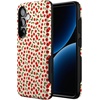 image:imageCasely Galaxy S25 Case  Pura Vida  Coastal Checkers  Bold Protective Design  Compatible with MagSafeCherry on Top  Red Cherries