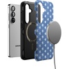 image:imageCasely Galaxy S25 Case  Pura Vida  Coastal Checkers  Bold Protective Design  Compatible with MagSafeCoastal Blues  Denim Stars