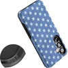 image:imageCasely Galaxy S25 Case  Pura Vida  Coastal Checkers  Bold Protective Design  Compatible with MagSafeCoastal Blues  Denim Stars
