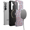 image:imageCasely Galaxy S25 Case  Pura Vida  Coastal Checkers  Bold Protective Design  Compatible with MagSafeCoastal Carolina  Painted Flowers