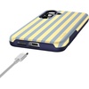 image:imageCasely Galaxy S25 Case  Pura Vida  Coastal Checkers  Bold Protective Design  Compatible with MagSafeCoastline Stripes  Blue  Yellow
