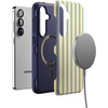 image:imageCasely Galaxy S25 Case  Pura Vida  Coastal Checkers  Bold Protective Design  Compatible with MagSafeCoastline Stripes  Blue  Yellow