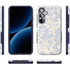image:imageCasely Galaxy S25 Case  Pura Vida  Coastal Checkers  Bold Protective Design  Compatible with MagSafeCupids Canvas  Periwinkle Floral