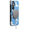 image:imageCasely Galaxy S25 Case  Pura Vida  Coastal Checkers  Bold Protective Design  Compatible with MagSafeCurrent MOOd  Light Blue Cow Print
