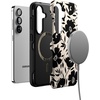 image:imageCasely Galaxy S25 Case  Pura Vida  Coastal Checkers  Bold Protective Design  Compatible with MagSafeDark Fantasy  Contrast Floral