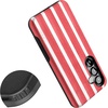 image:imageCasely Galaxy S25 Case  Pura Vida  Coastal Checkers  Bold Protective Design  Compatible with MagSafeEast Coast Summer  Red Stripes