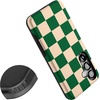 image:imageCasely Galaxy S25 Case  Pura Vida  Coastal Checkers  Bold Protective Design  Compatible with MagSafeFit Check  Green Checkerboard