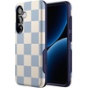 image:imageCasely Galaxy S25 Case  Pura Vida  Coastal Checkers  Bold Protective Design  Compatible with MagSafeFit Check  Light Blue Checkerboard