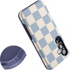 image:imageCasely Galaxy S25 Case  Pura Vida  Coastal Checkers  Bold Protective Design  Compatible with MagSafeFit Check  Light Blue Checkerboard