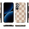 image:imageCasely Galaxy S25 Case  Pura Vida  Coastal Checkers  Bold Protective Design  Compatible with MagSafeFit Check  Neutral Checkerboard