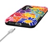 image:imageCasely Galaxy S25 Case  Pura Vida  Coastal Checkers  Bold Protective Design  Compatible with MagSafeFlower Patch  MultiColor Floral