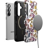 image:imageCasely Galaxy S25 Case  Pura Vida  Coastal Checkers  Bold Protective Design  Compatible with MagSafeFree Spirit  Rainbow Butterfly
