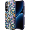 image:imageCasely Galaxy S25 Case  Pura Vida  Coastal Checkers  Bold Protective Design  Compatible with MagSafeFull Bloom  Navy Floral