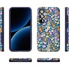 image:imageCasely Galaxy S25 Case  Pura Vida  Coastal Checkers  Bold Protective Design  Compatible with MagSafeFull Bloom  Navy Floral