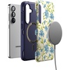 image:imageCasely Galaxy S25 Case  Pura Vida  Coastal Checkers  Bold Protective Design  Compatible with MagSafeGarden Breeze  Seaside Vines