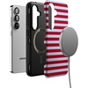 image:imageCasely Galaxy S25 Case  Pura Vida  Coastal Checkers  Bold Protective Design  Compatible with MagSafeHarbor Stripe  Dockside