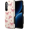 image:imageCasely Galaxy S25 Case  Pura Vida  Coastal Checkers  Bold Protective Design  Compatible with MagSafeHeart Flutters  Butterfly
