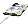 image:imageCasely Galaxy S25 Case  Pura Vida  Coastal Checkers  Bold Protective Design  Compatible with MagSafeHeartstrings  Blue Bow