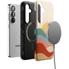 image:imageCasely Galaxy S25 Case  Pura Vida  Coastal Checkers  Bold Protective Design  Compatible with MagSafeHere Comes the Sun  Colorblock Sunset