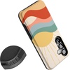 image:imageCasely Galaxy S25 Case  Pura Vida  Coastal Checkers  Bold Protective Design  Compatible with MagSafeHere Comes the Sun  Colorblock Sunset