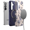 image:imageCasely Galaxy S25 Case  Pura Vida  Coastal Checkers  Bold Protective Design  Compatible with MagSafeInk  Iris  Vintage Floral