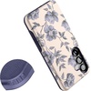 image:imageCasely Galaxy S25 Case  Pura Vida  Coastal Checkers  Bold Protective Design  Compatible with MagSafeInk  Iris  Vintage Floral