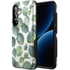 image:imageCasely Galaxy S25 Case  Pura Vida  Coastal Checkers  Bold Protective Design  Compatible with MagSafeLeaf Me Alone  Green Floral Print