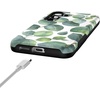 image:imageCasely Galaxy S25 Case  Pura Vida  Coastal Checkers  Bold Protective Design  Compatible with MagSafeLeaf Me Alone  Green Floral Print